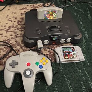 Nintendo 64 Console with Controller - Black and Gray